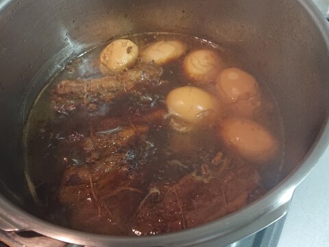 圧力鍋で作る焼き豚&煮玉子